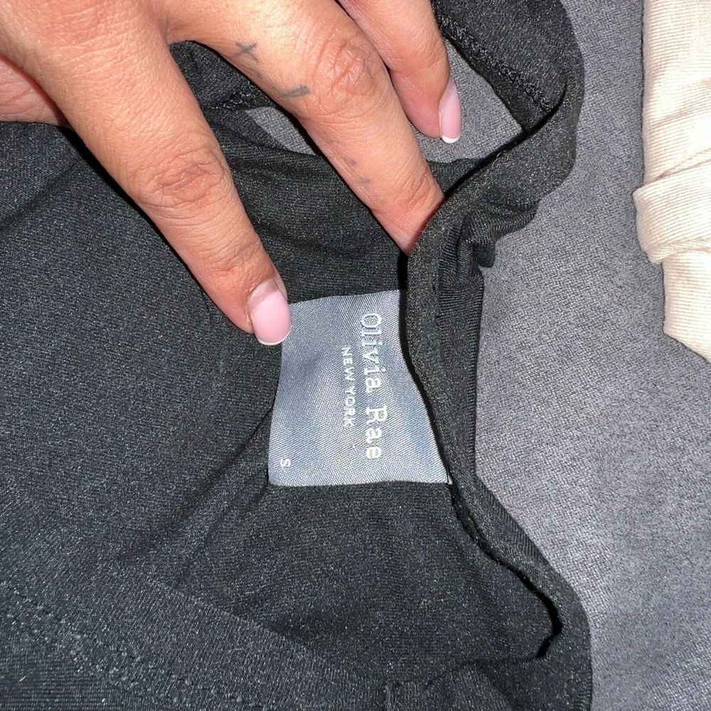 Olivia Rae Black Crop Sleeveless Tank - Picture 2 of 2